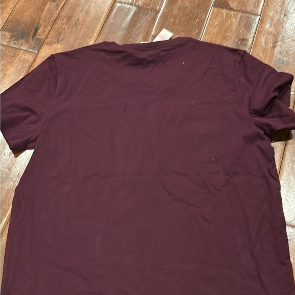Pink Maroon T-Shirt with Silver Accents - Picture 3 of 4